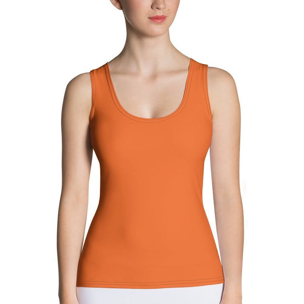 Orange women s tank top JLR Design