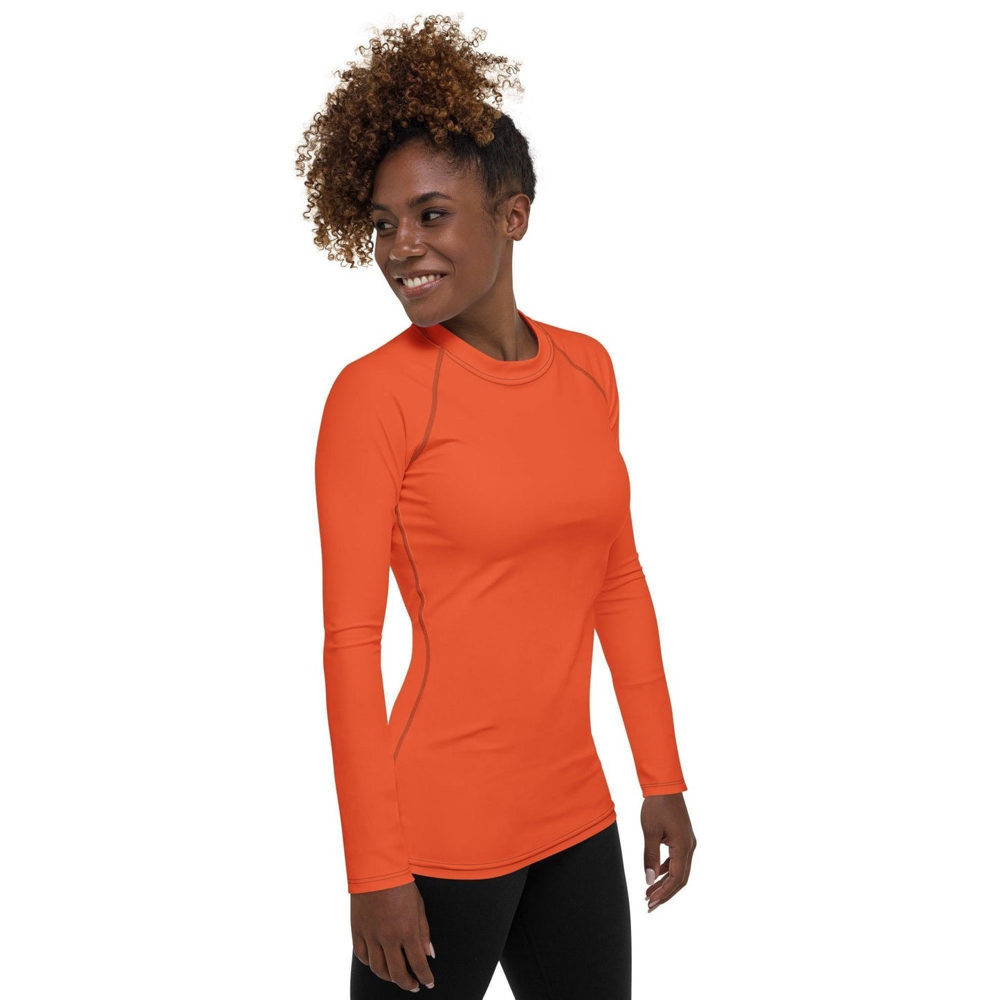 Outrageous Orange Damen Rash Guard Rash Guard JLR Design