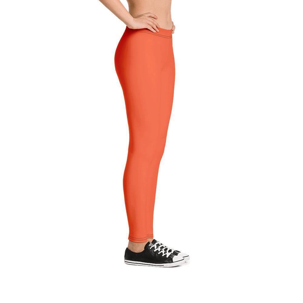 Outrageous Orange Leggings Leggings JLR Design