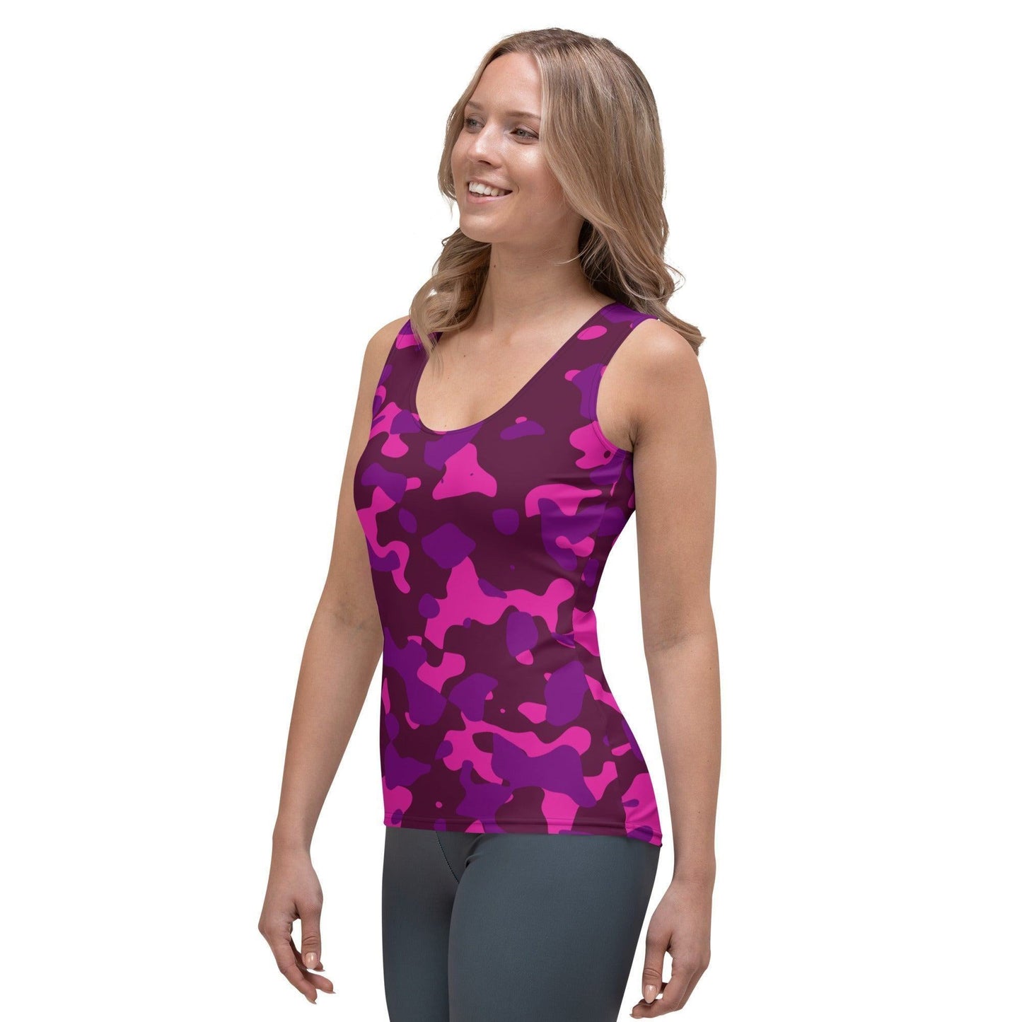 Pink Camouflage Damen Tank Top Tank Top JLR Design
