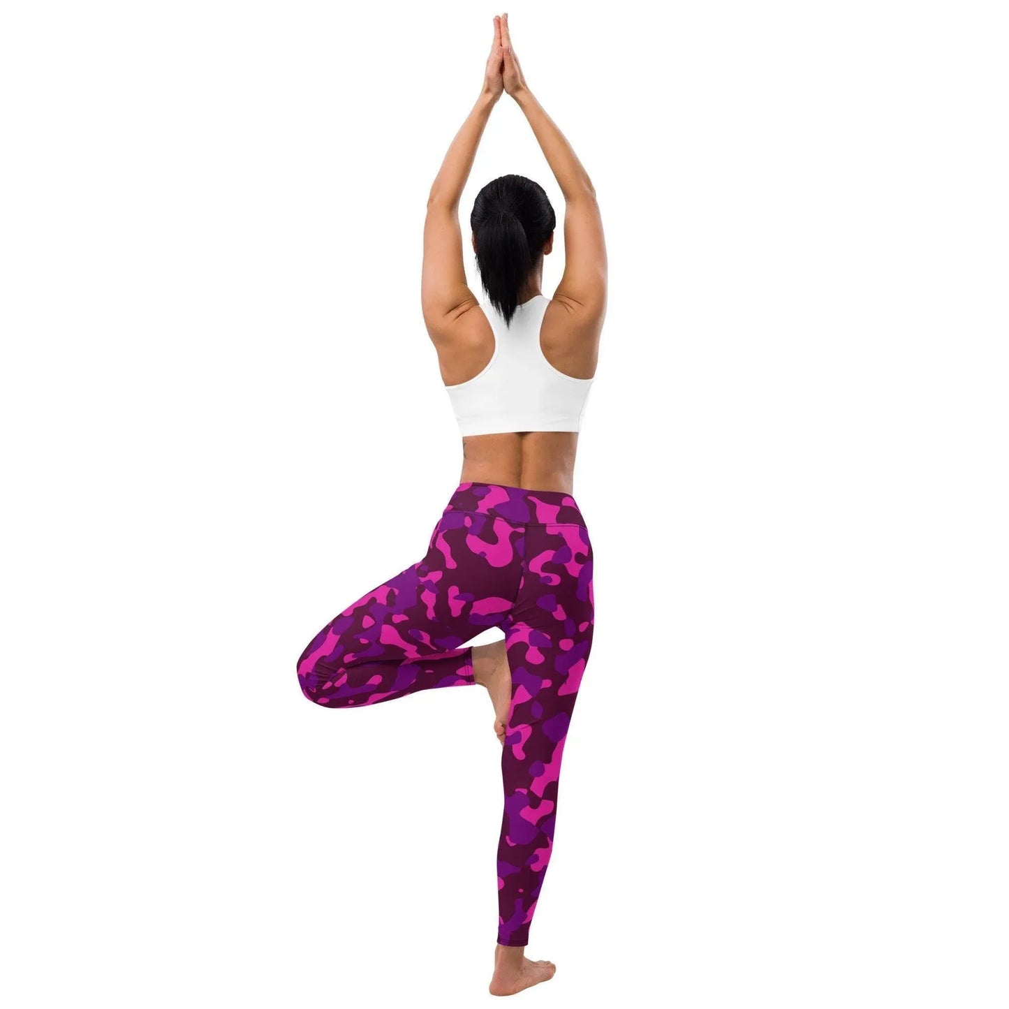 pink-camouflage-damen-yoga-leggings-yoga-leggings-jlr-design-68184 - JLR Design