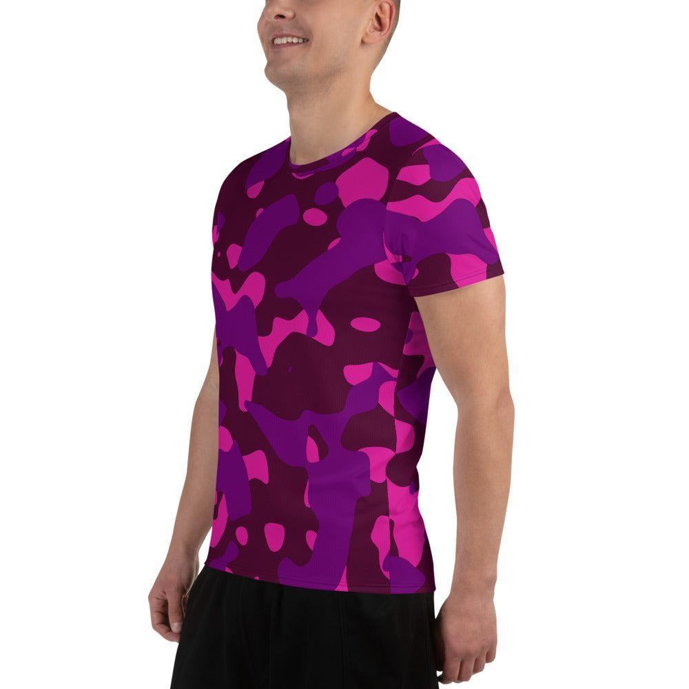 Pink Camouflage Sport T-Shirt für Herren Sport T-Shirt JLR Design