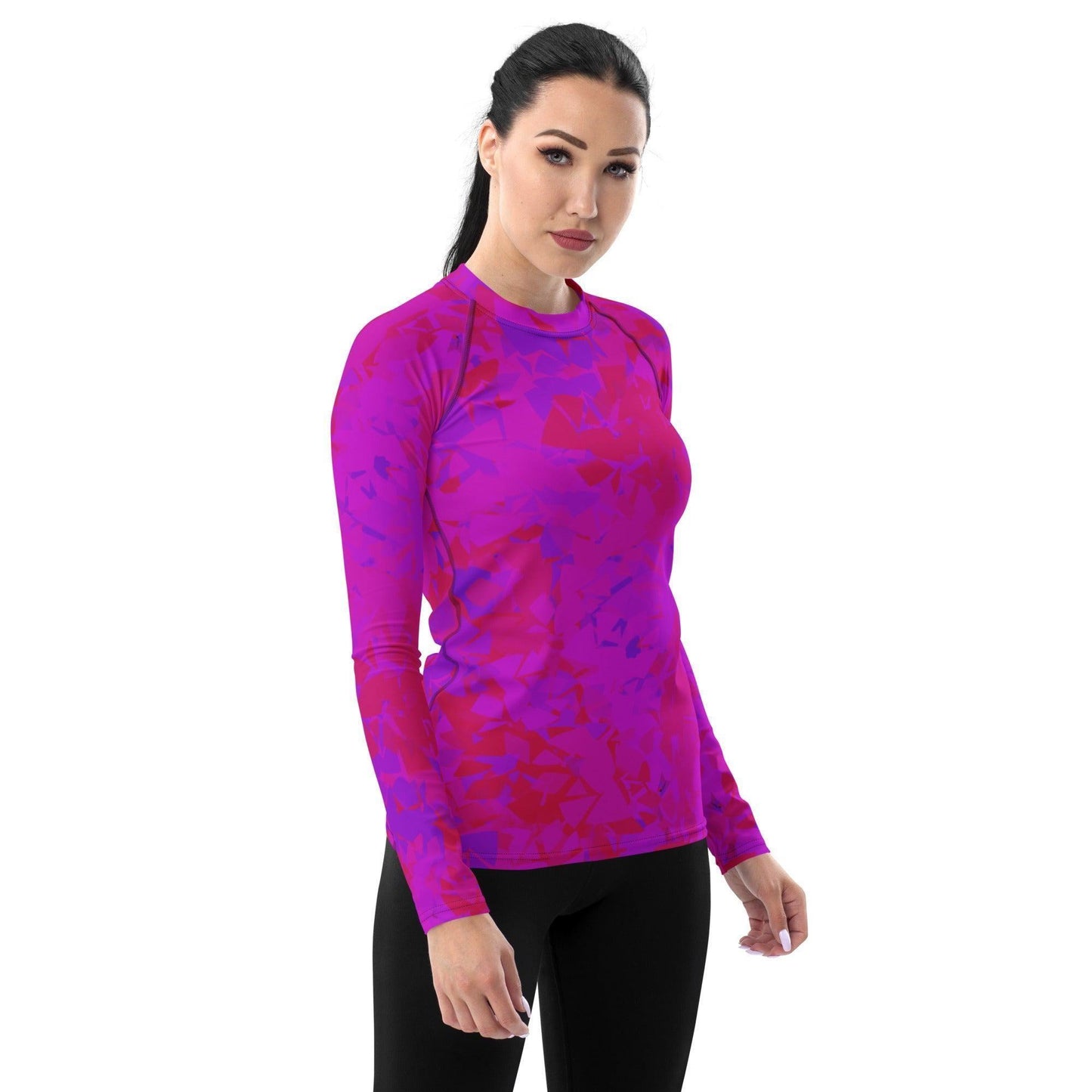 Pink Crystal Damen Rash Guard Rash Guard JLR Design