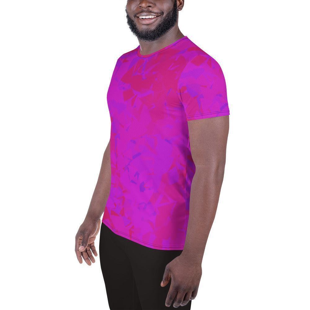 Pink Crystal Sport T-Shirt für Herren Sport T-Shirt JLR Design