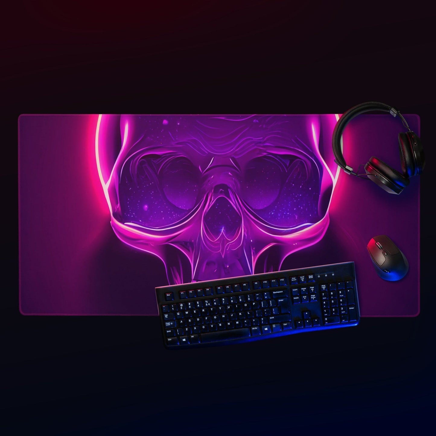 Pink Skull Mauspad Mousepad JLR Design