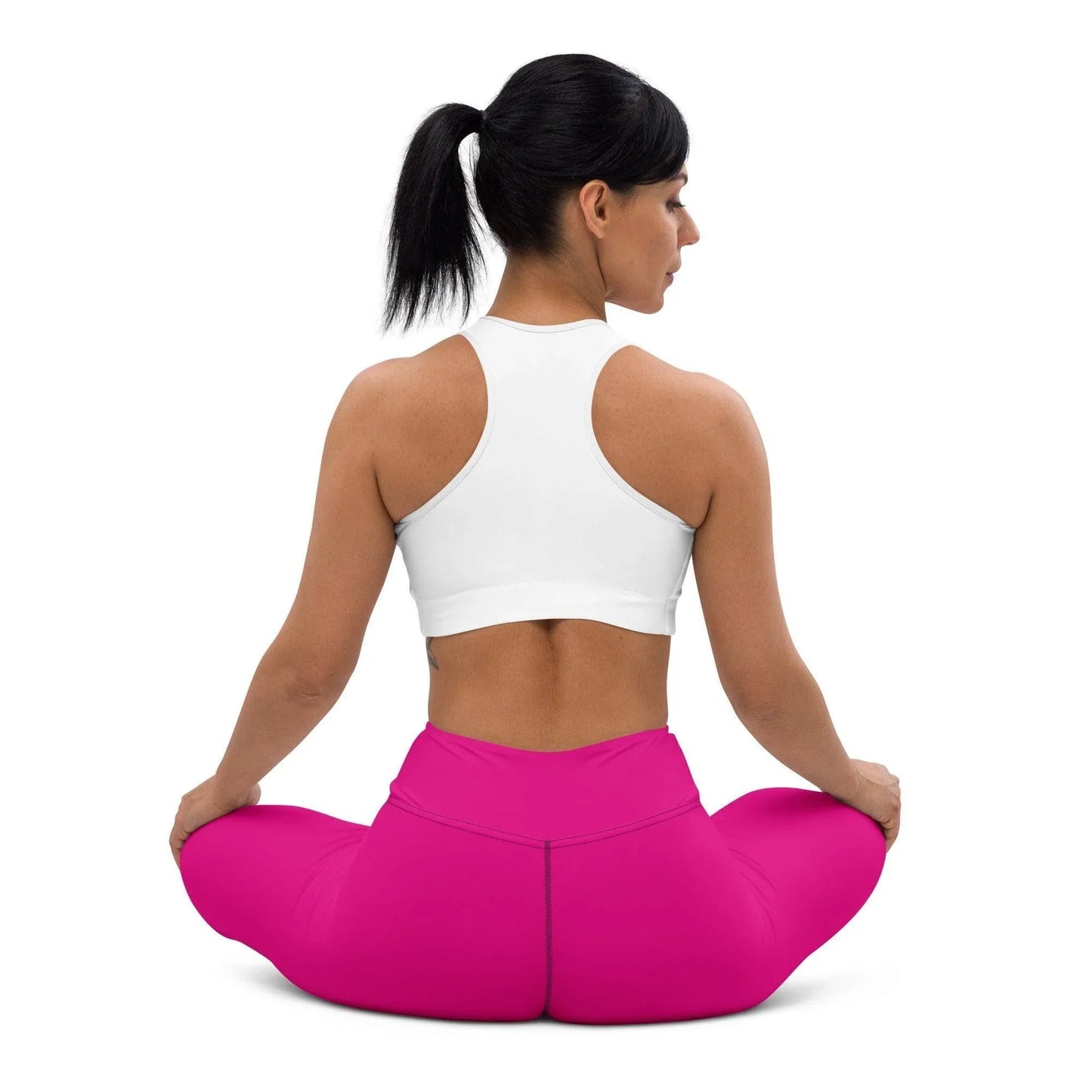 pinke-damen-yoga-leggings-yoga-leggings-jlr-design-65049 - JLR Design