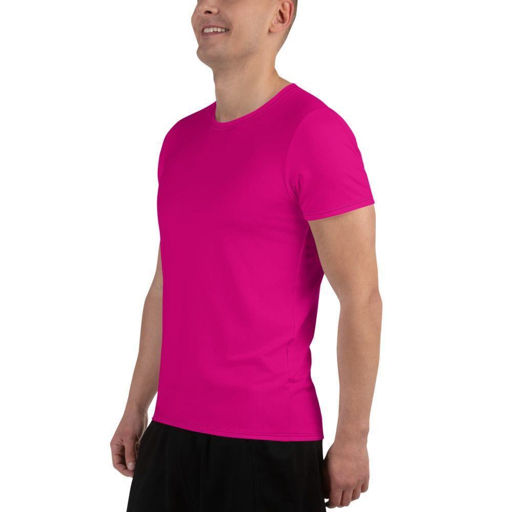 Pinkes Sport T-Shirt für Herren Sport T-Shirt JLR Design
