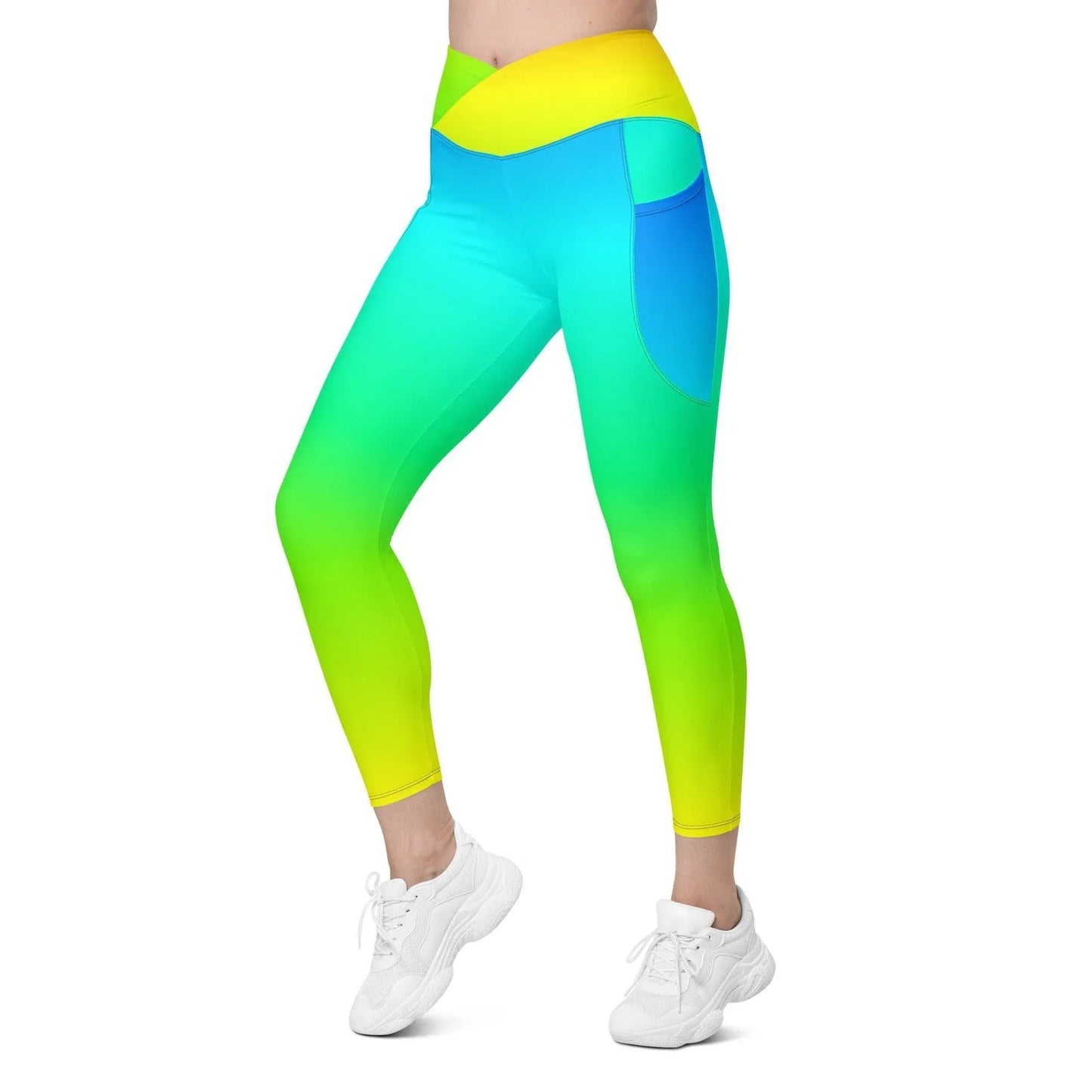 rainbow-damen-v-bund-leggings-mit-taschen-v-bund-leggings-jlr-design-72187 - JLR Design