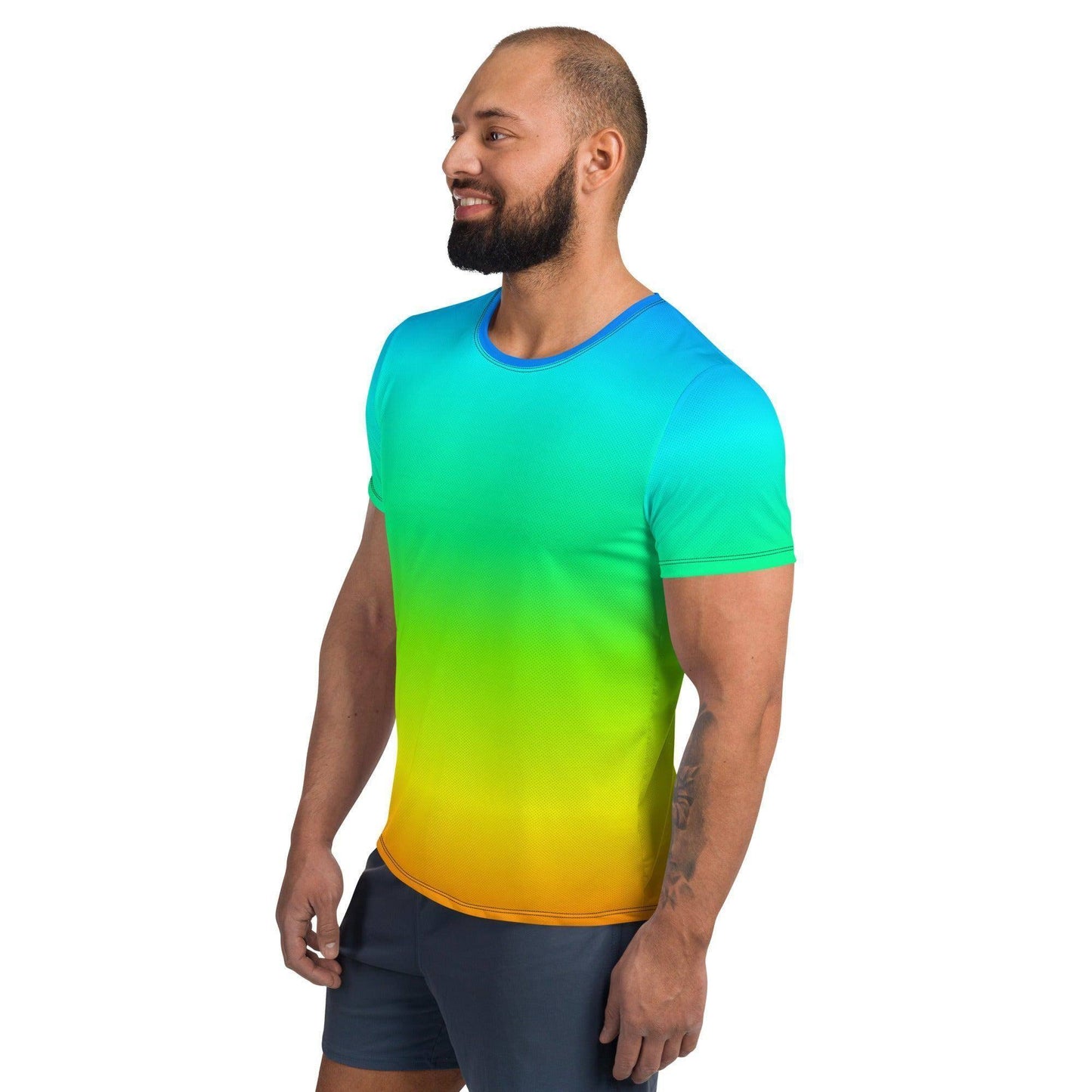 Rainbow Sport-T-Shirt für Herren Sport T-Shirt JLR Design
