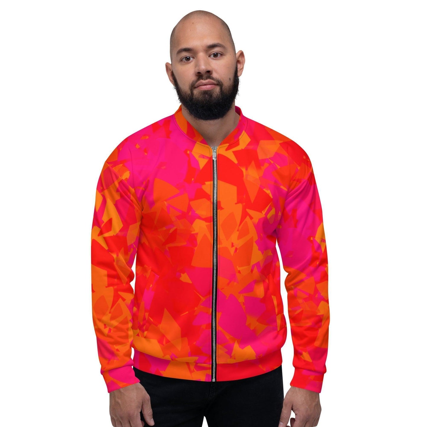 Red Crystal Bomberjacke Bomberjacke JLR Design