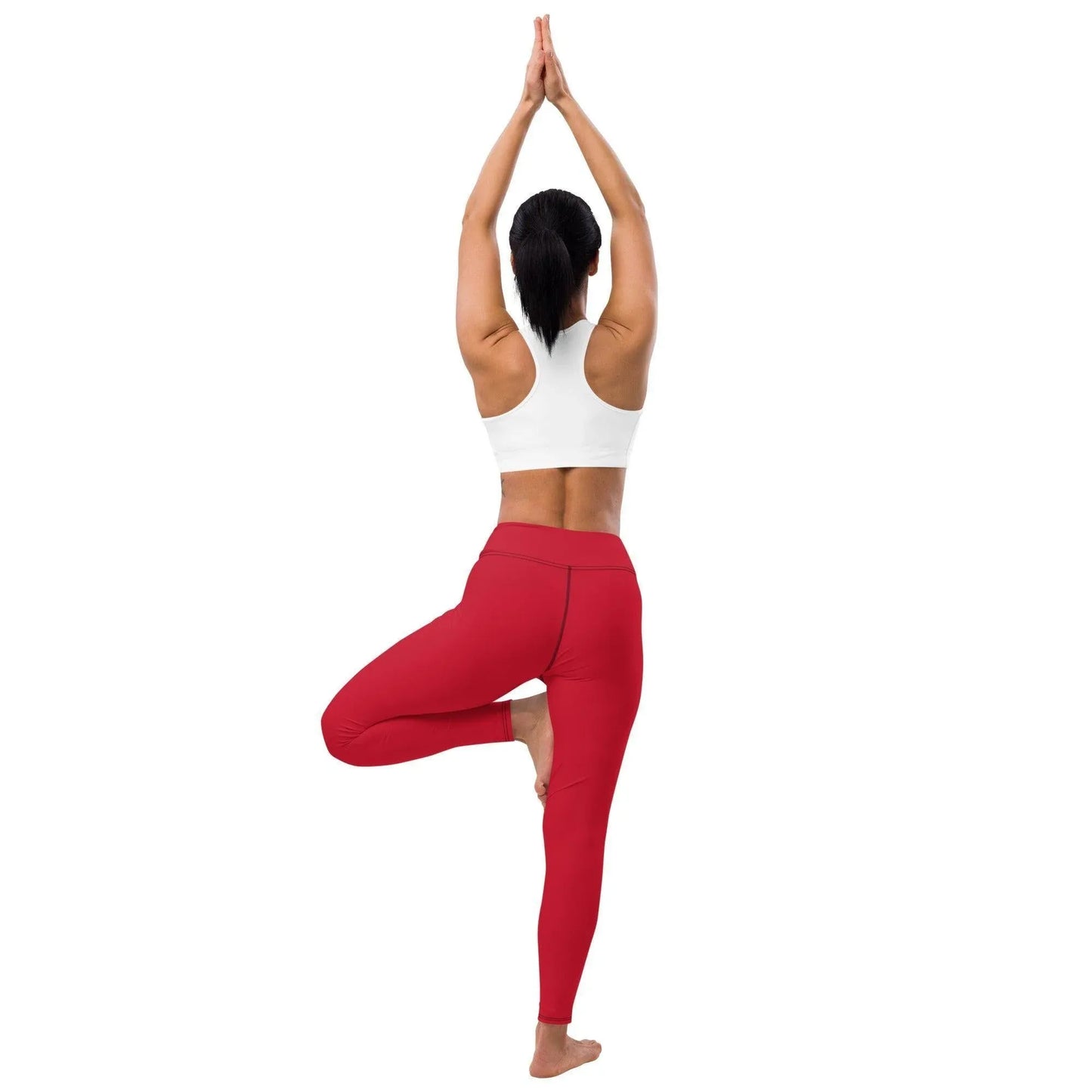rote-damen-yoga-leggings-yoga-leggings-jlr-design-57480 - JLR Design