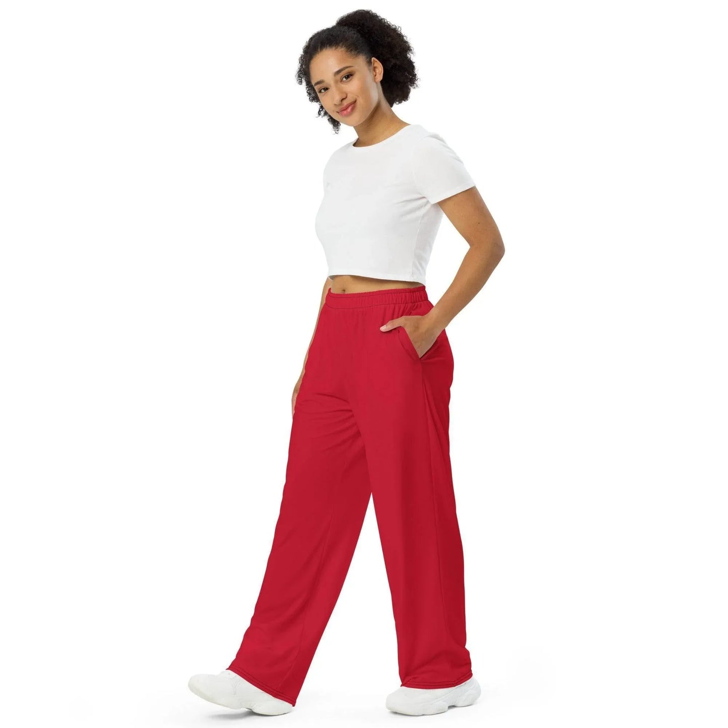 Rote Hose mit weitem Bein Hose mit weitem Bein JLR Design