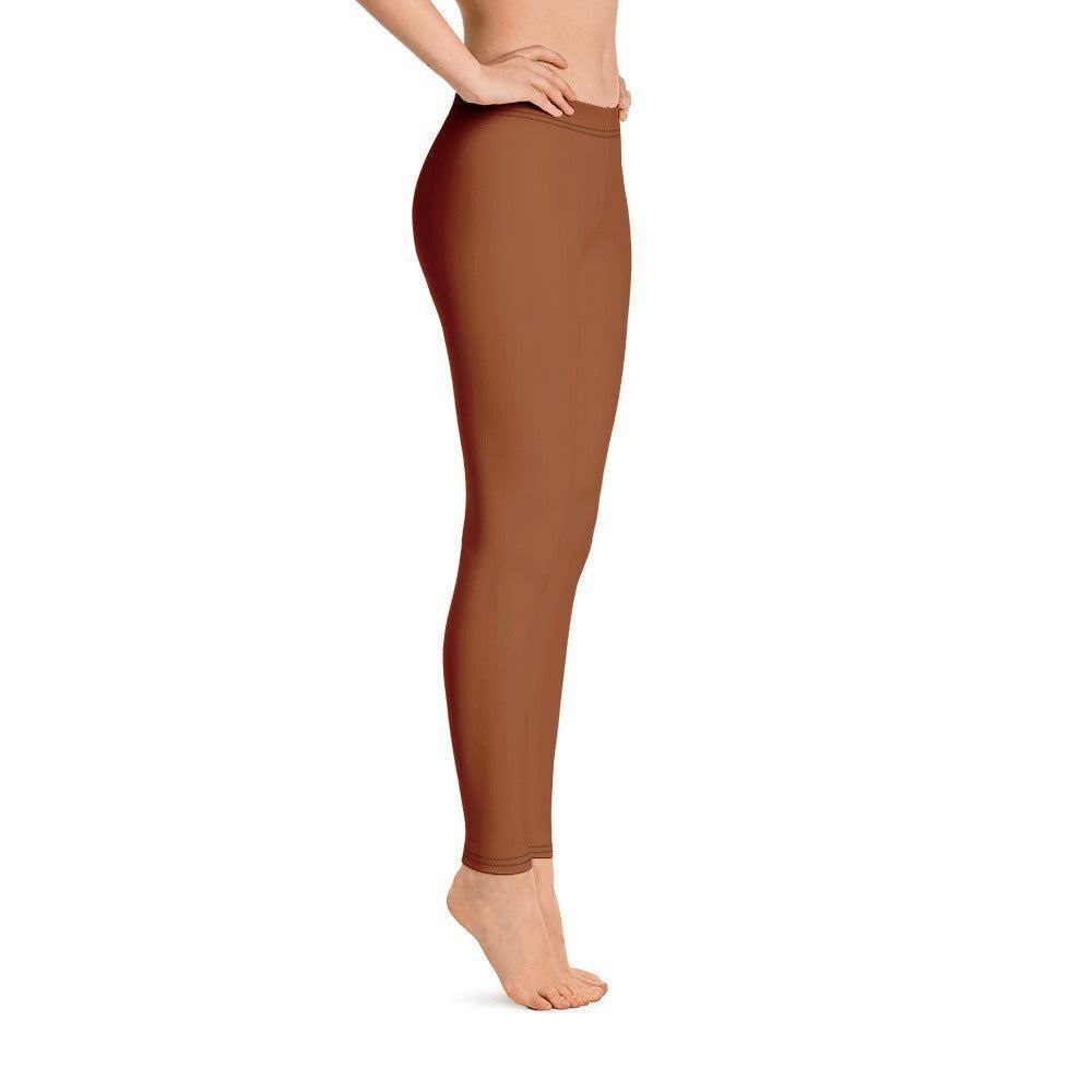 Saddle Brown Damen Leggings Leggings JLR Design