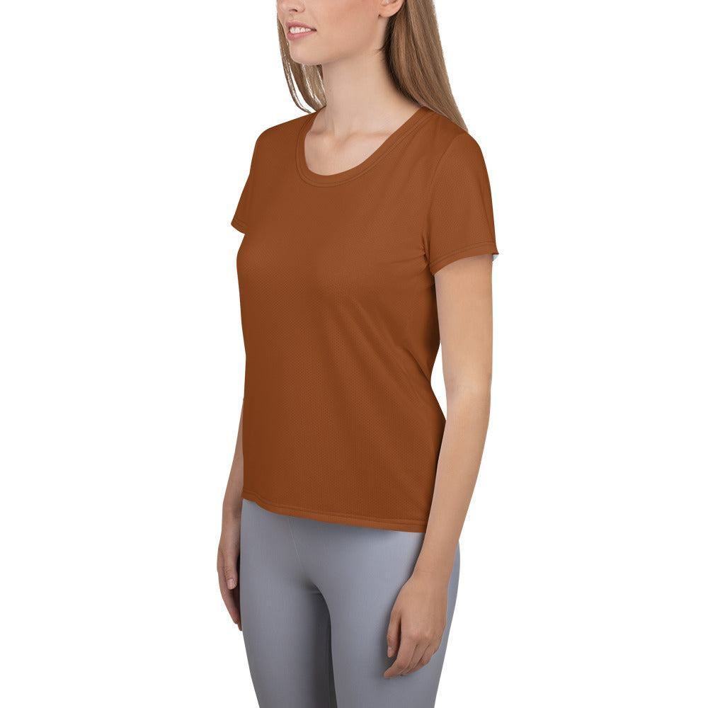 Saddle Brown Sport T-Shirt für Damen Sport T-Shirt JLR Design