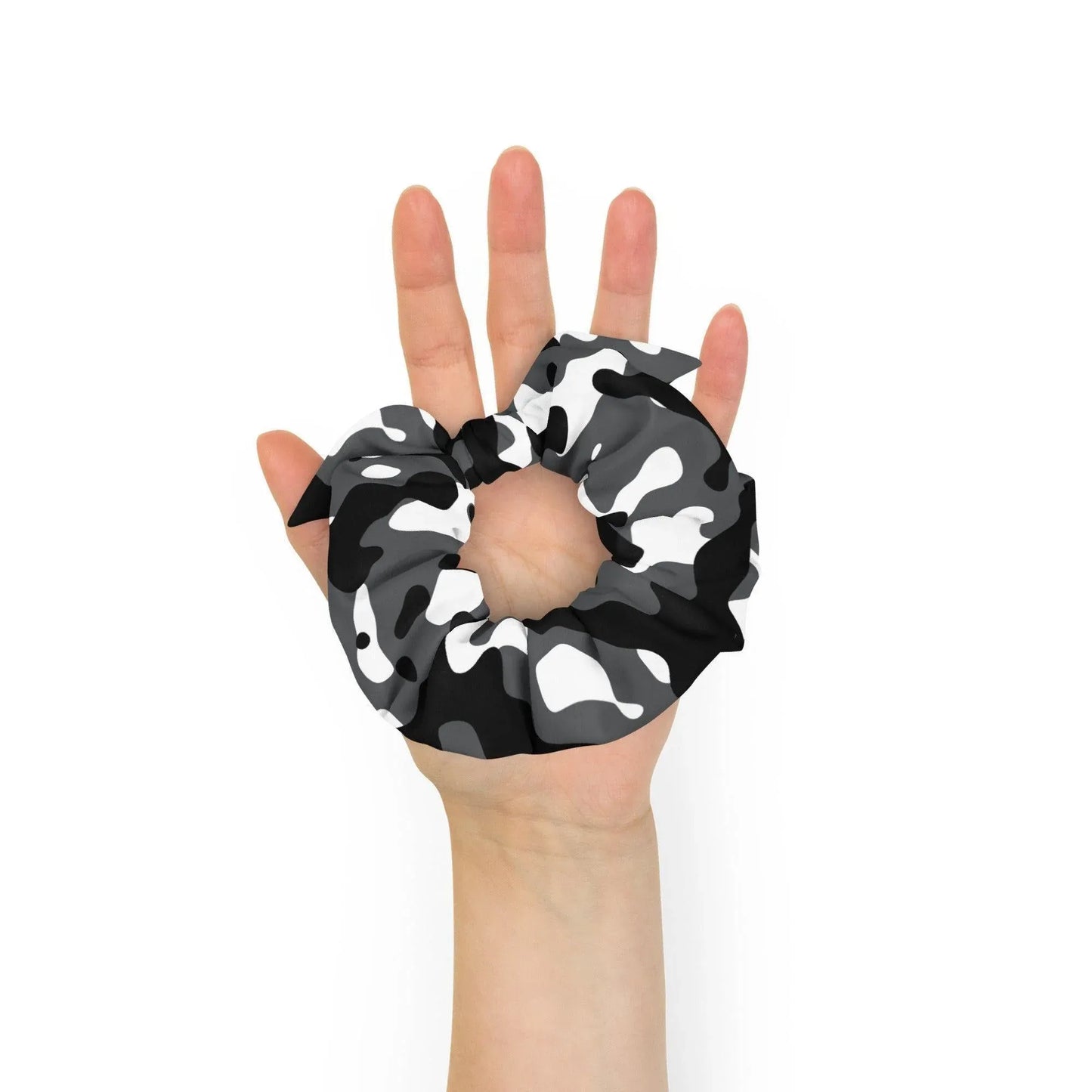 Schwarz Grau Weiss Scrunchie Scrunchie JLR Design