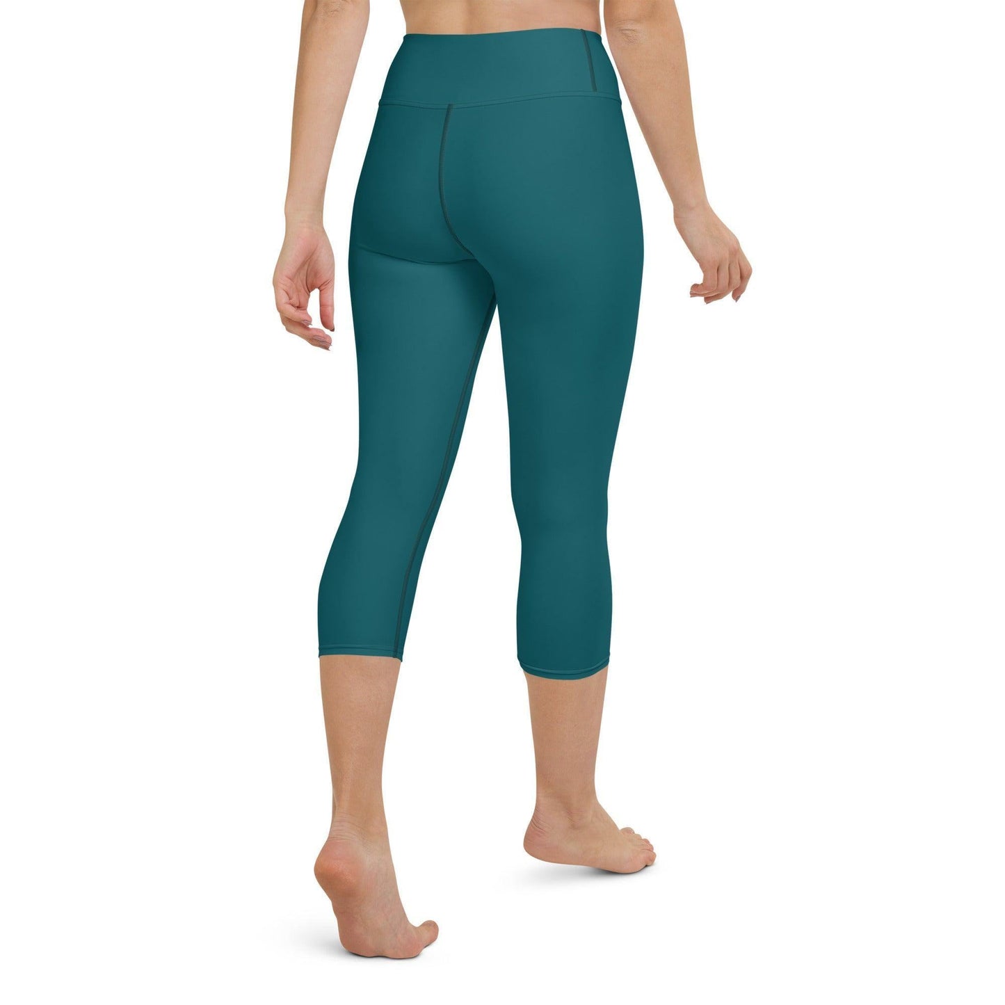 Sherpa Blau Damen Yoga Capri Leggings Yoga Capri Leggings JLR Design