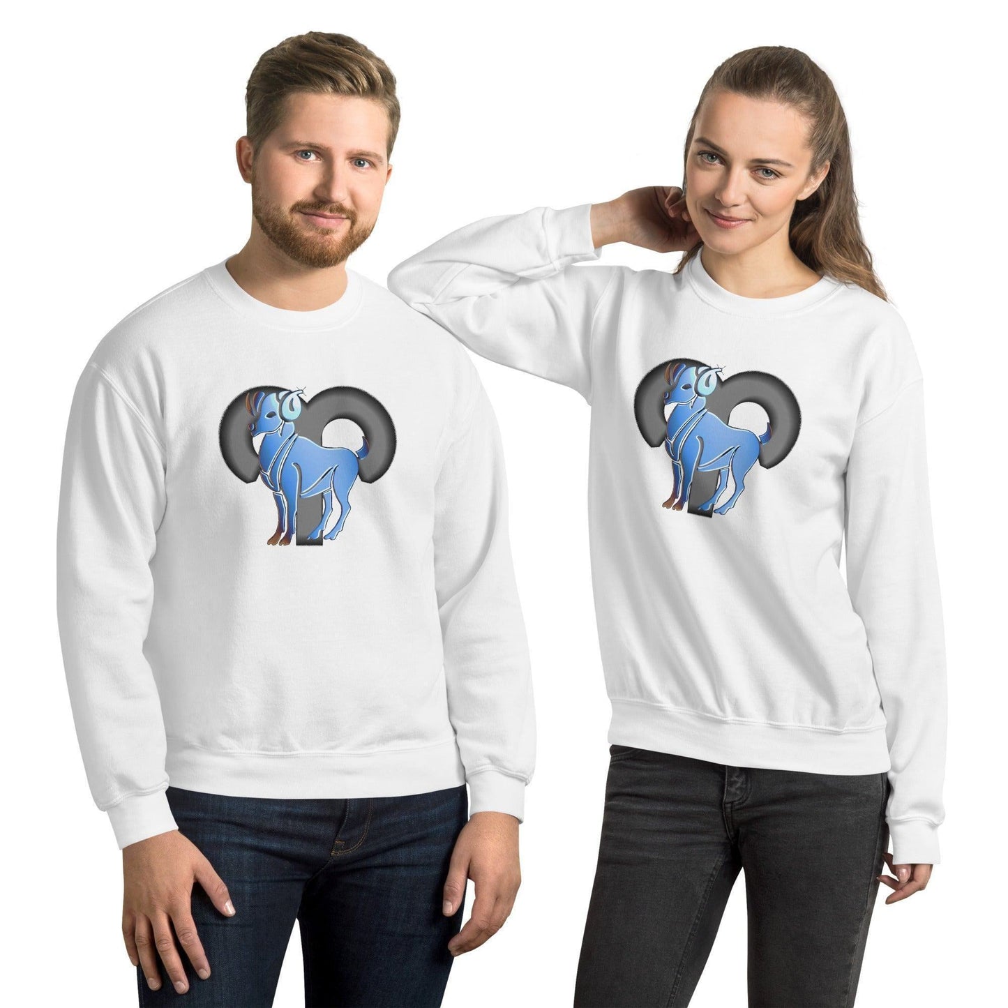 Sternzeichen Widder Unisex Pullover Pullover JLR Design