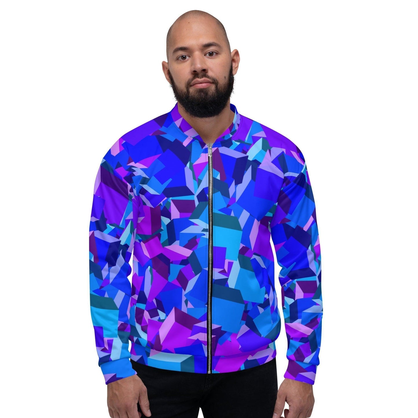 Violet Cube Bomberjacke Bomberjacke JLR Design