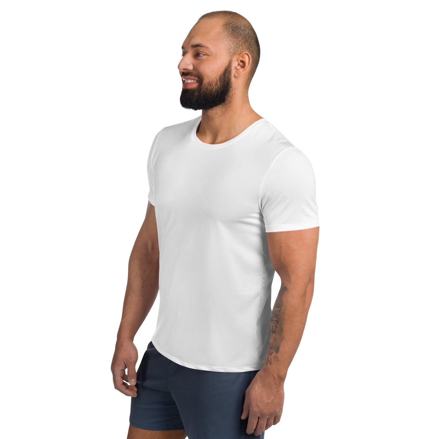 Weißes Sport T-Shirt für Herren Sport T-Shirt JLR Design
