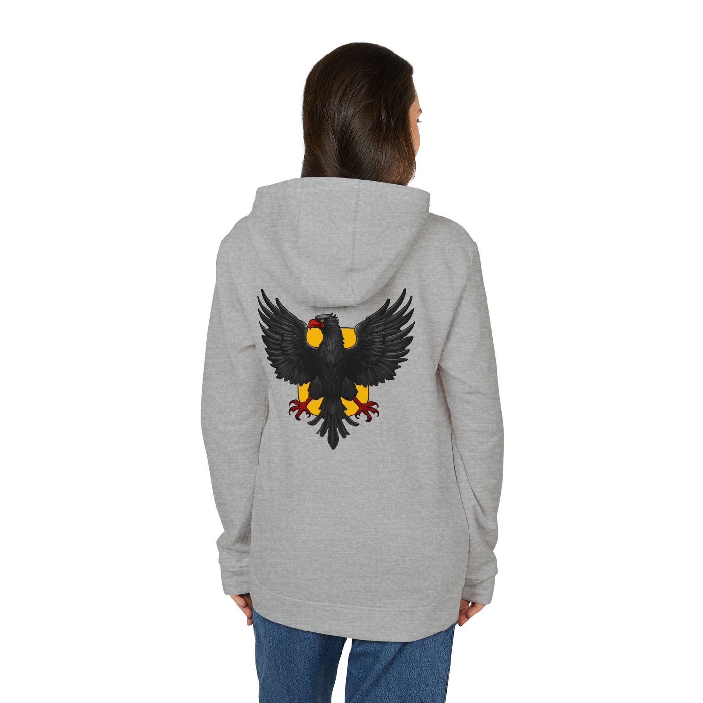 adidas Fleece Hoodie mit deutschem Adler