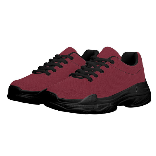 Burgundy Herren Chunky Sneakers -- Burgundy Herren Chunky Sneakers - Schwarz / EU 38 / US 5 Schuhe | JLR Design