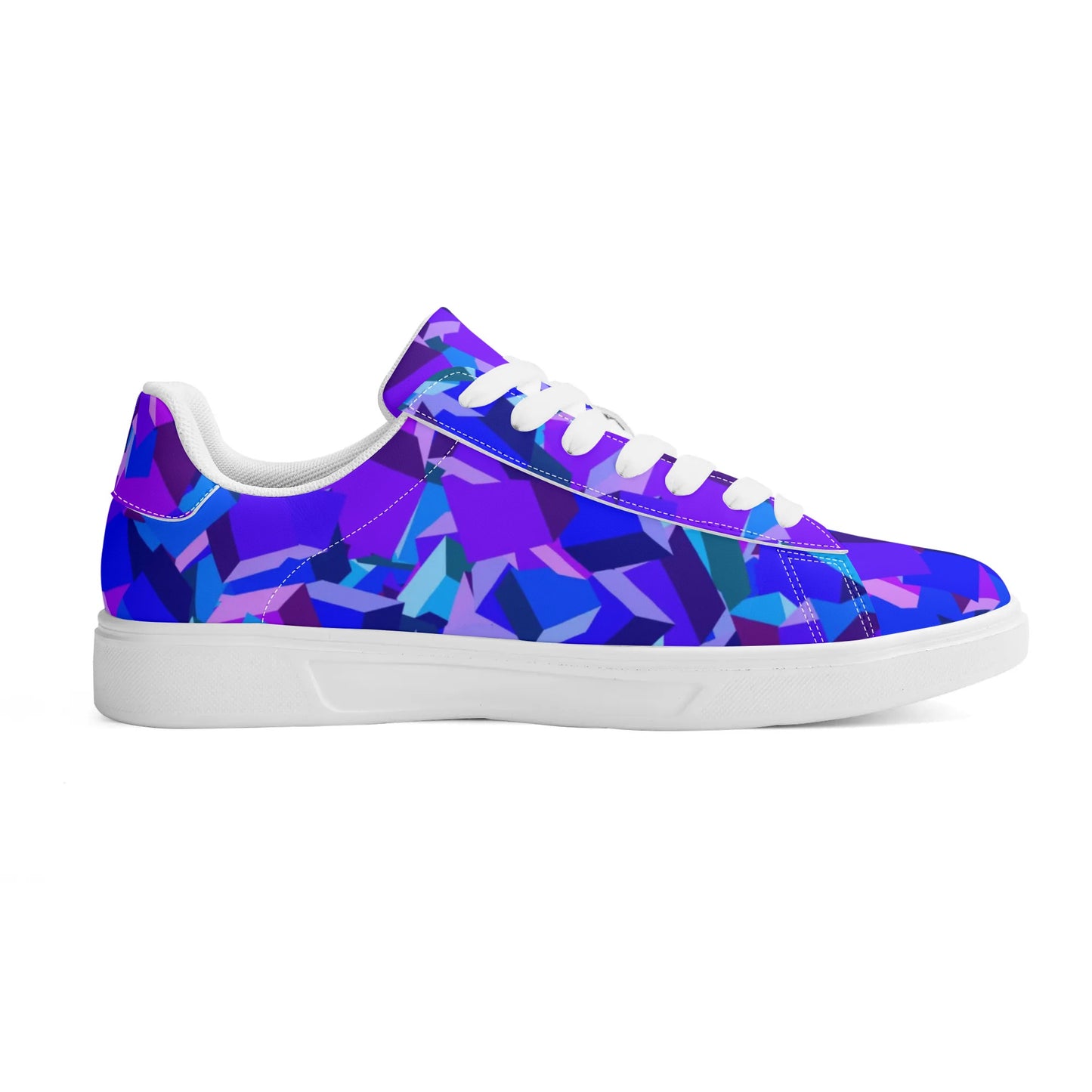 Purple Cube Low Top Leather Sneaker Low Top Sneaker 83.99 cube, Leather, Low, Purple, Sneaker, Top JLR Design