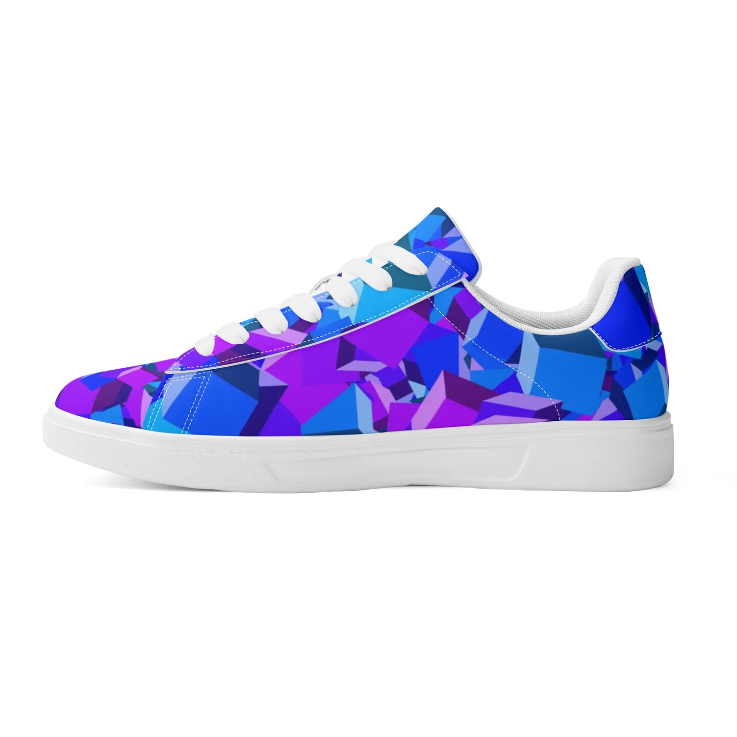 Purple Cube Low Top Leather Sneaker Low Top Sneaker 83.99 cube, Leather, Low, Purple, Sneaker, Top JLR Design