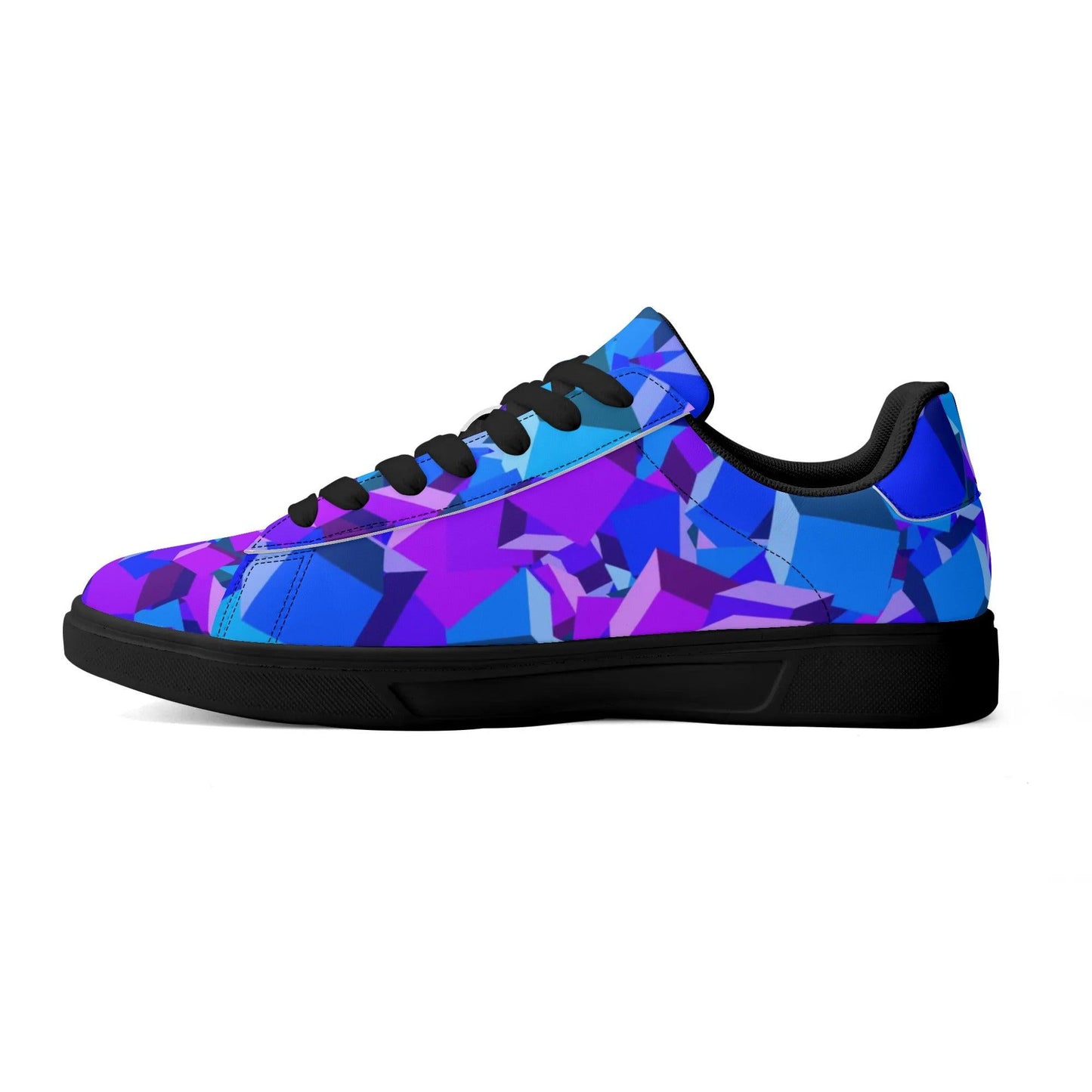 Purple Cube Low Top Leather Sneaker Low Top Sneaker 83.99 cube, Leather, Low, Purple, Sneaker, Top JLR Design