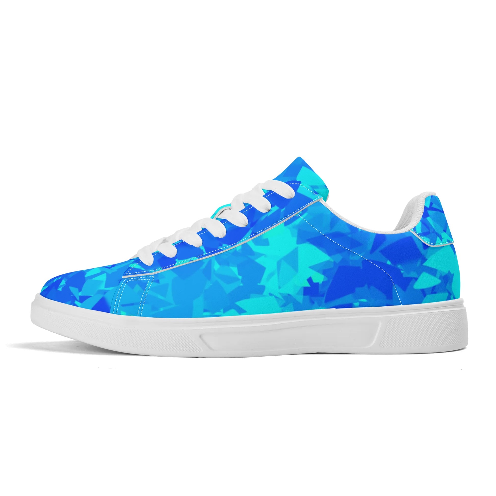 Blue Crystal Low Top Leather Sneaker Low Top Sneaker 83.99 Blue, Crystal, Leather, Low, Sneaker, Top JLR Design