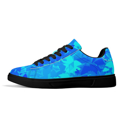 Blue Crystal Low Top Leather Sneaker Low Top Sneaker 83.99 Blue, Crystal, Leather, Low, Sneaker, Top JLR Design