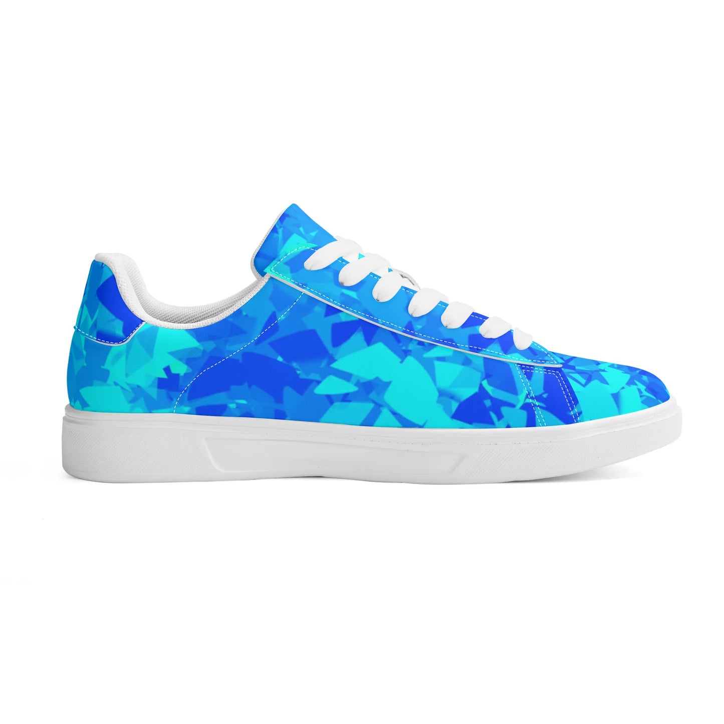 Blue Crystal Low Top Leather Sneaker Low Top Sneaker 83.99 Blue, Crystal, Leather, Low, Sneaker, Top JLR Design