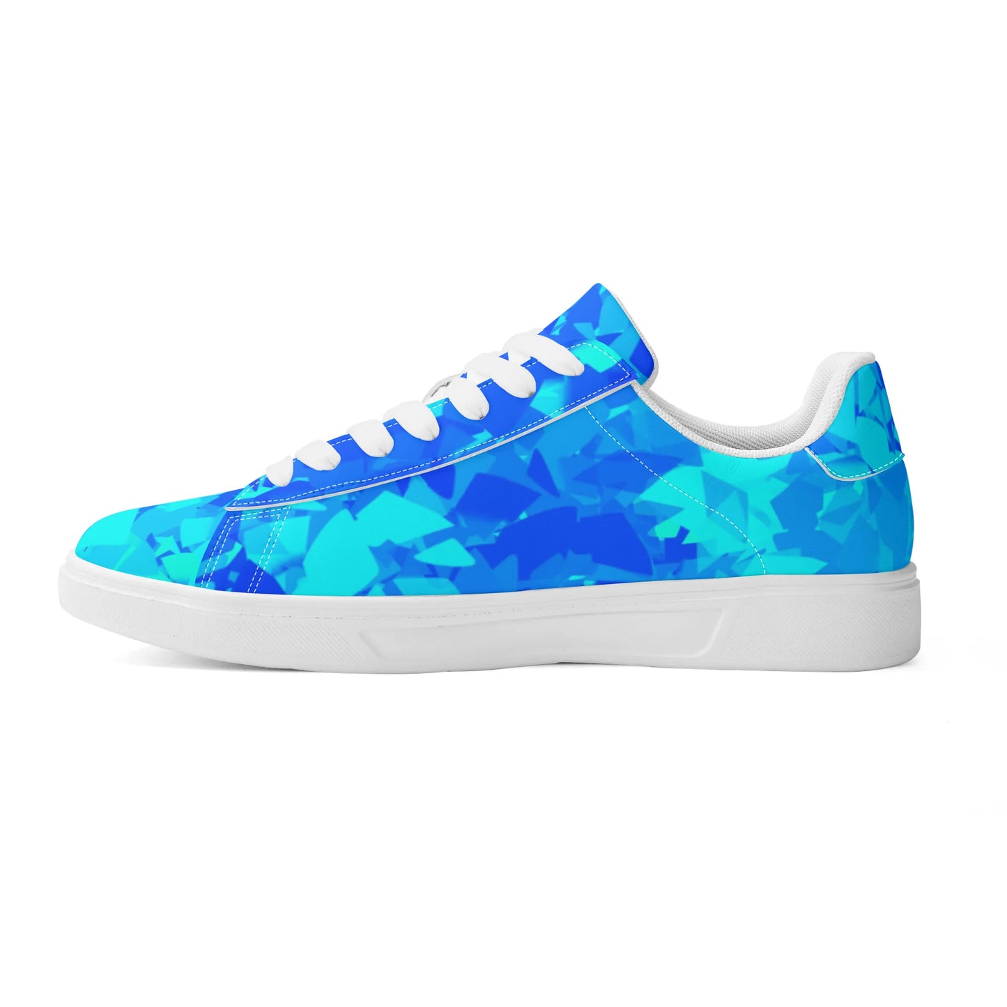 Blue Crystal Low Top Leather Sneaker Low Top Sneaker 83.99 Blue, Crystal, Leather, Low, Sneaker, Top JLR Design