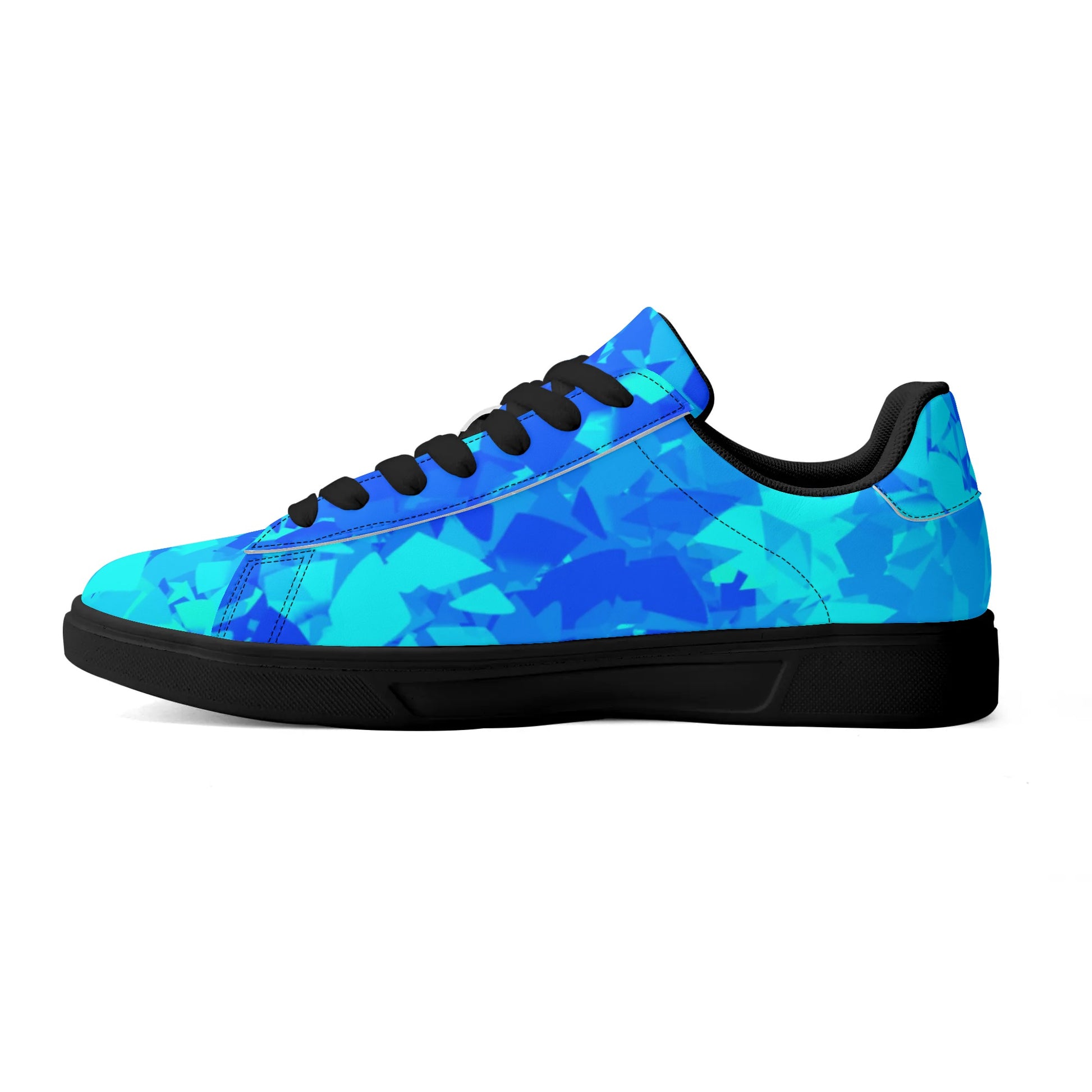 Blue Crystal Low Top Leather Sneaker Low Top Sneaker 83.99 Blue, Crystal, Leather, Low, Sneaker, Top JLR Design