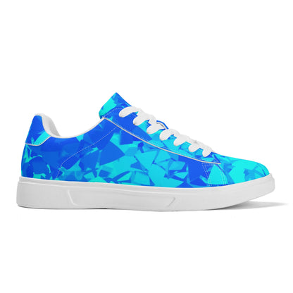 Blue Crystal Low Top Leather Sneaker Low Top Sneaker 83.99 Blue, Crystal, Leather, Low, Sneaker, Top JLR Design