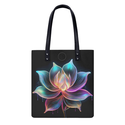 Neon Magnolia PU Leder Handtasche