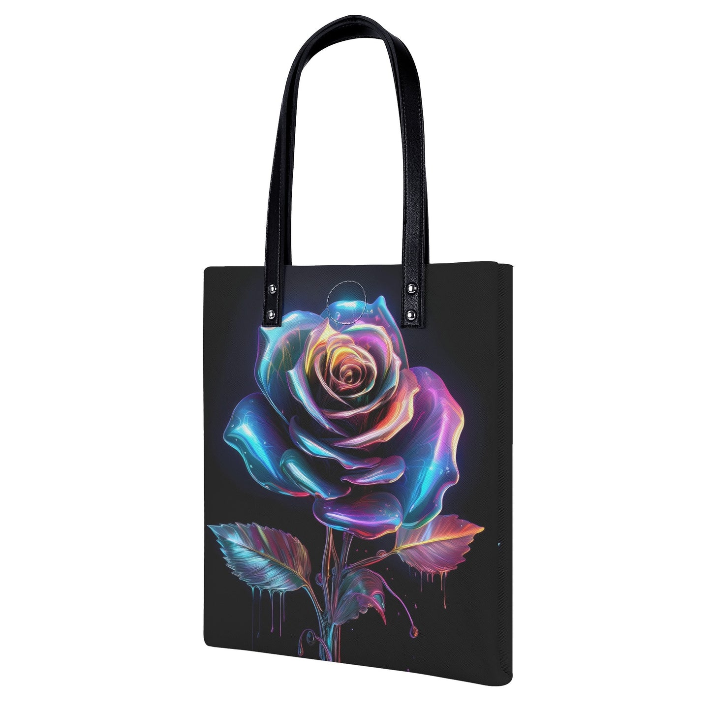 Neon Rose 2 PU Leder Handtasche