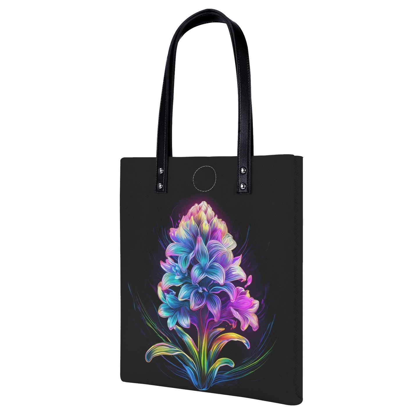 Neon Hyazinth 2 PU Leder Handtasche