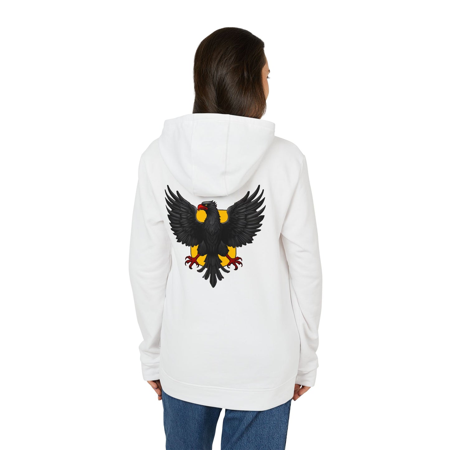 adidas Fleece Hoodie mit deutschem Adler