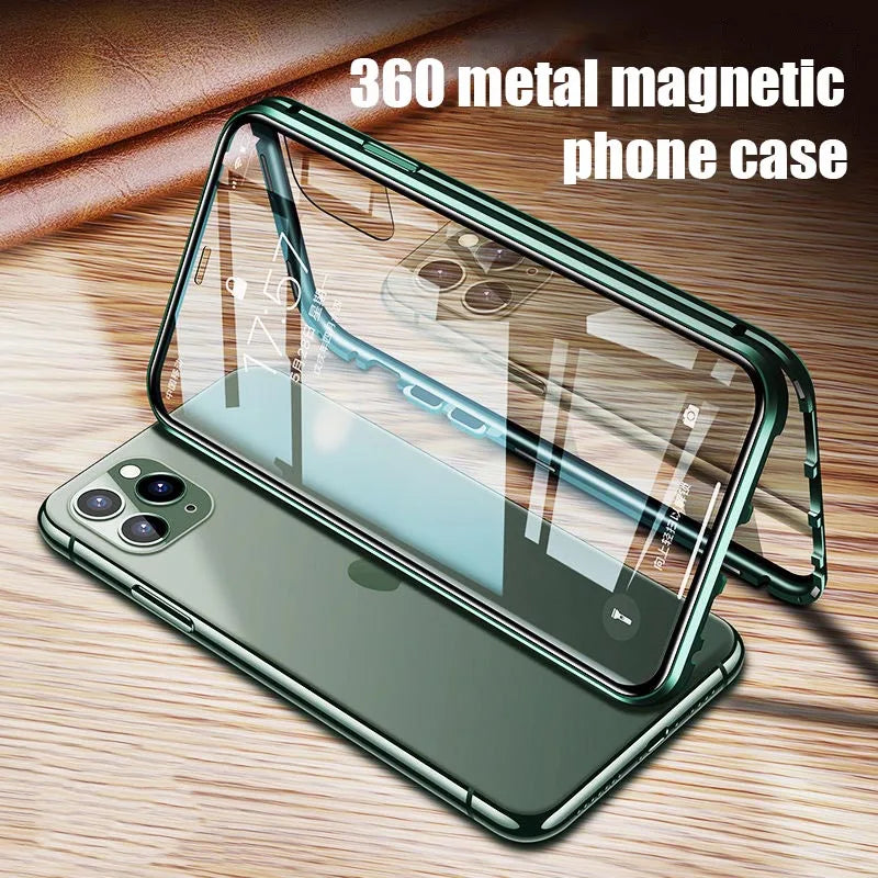 360° Schutz: Hülle mit Magnetverschluss für Iphone 13 14 15 Pro Plus Max magnetische Hülle Iphone JLR Design