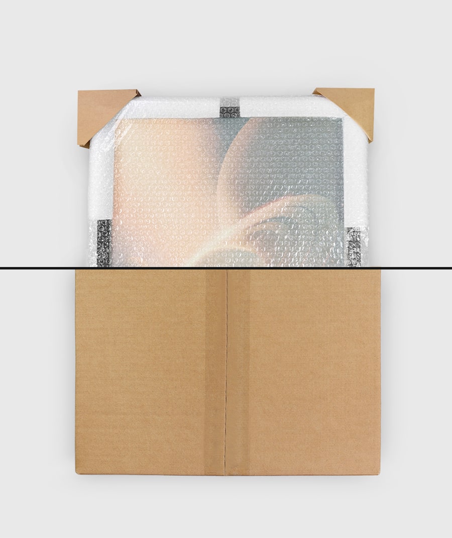 Personalisiertes Poster | Wunschfoto im Premium-Schwarz-Holz-Rahmen