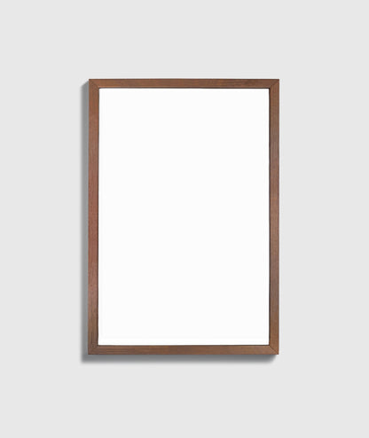 Personalisiertes Poster | Wunschfoto im Premium-Dunkel-Holz-Rahmen