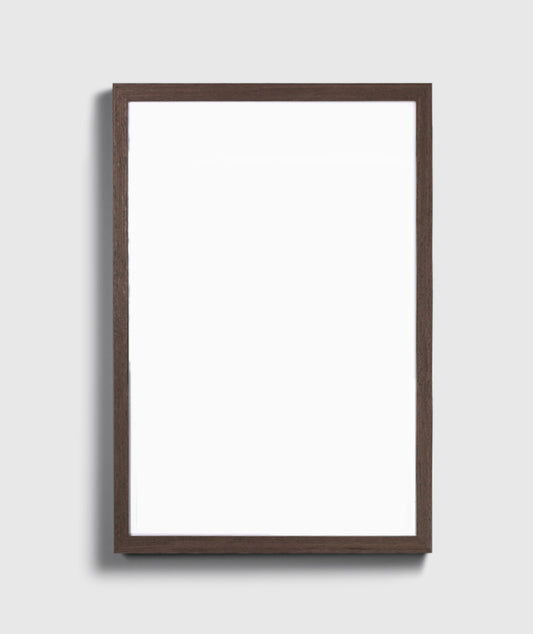 Personalisiertes Poster | Wunschfoto im Premium-Dunkelholz-Rahmen