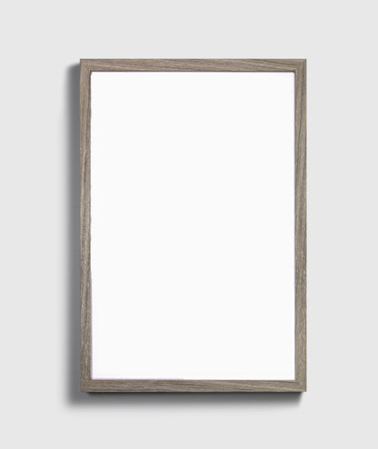 Personalisiertes Poster | Wunschfoto im Premium-Grau-Holz-Rahmen