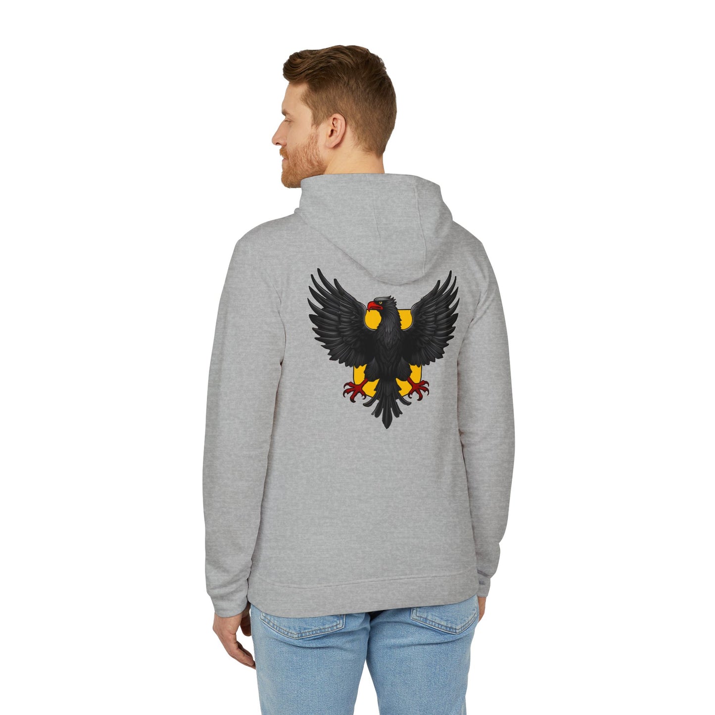 adidas Fleece Hoodie mit deutschem Adler