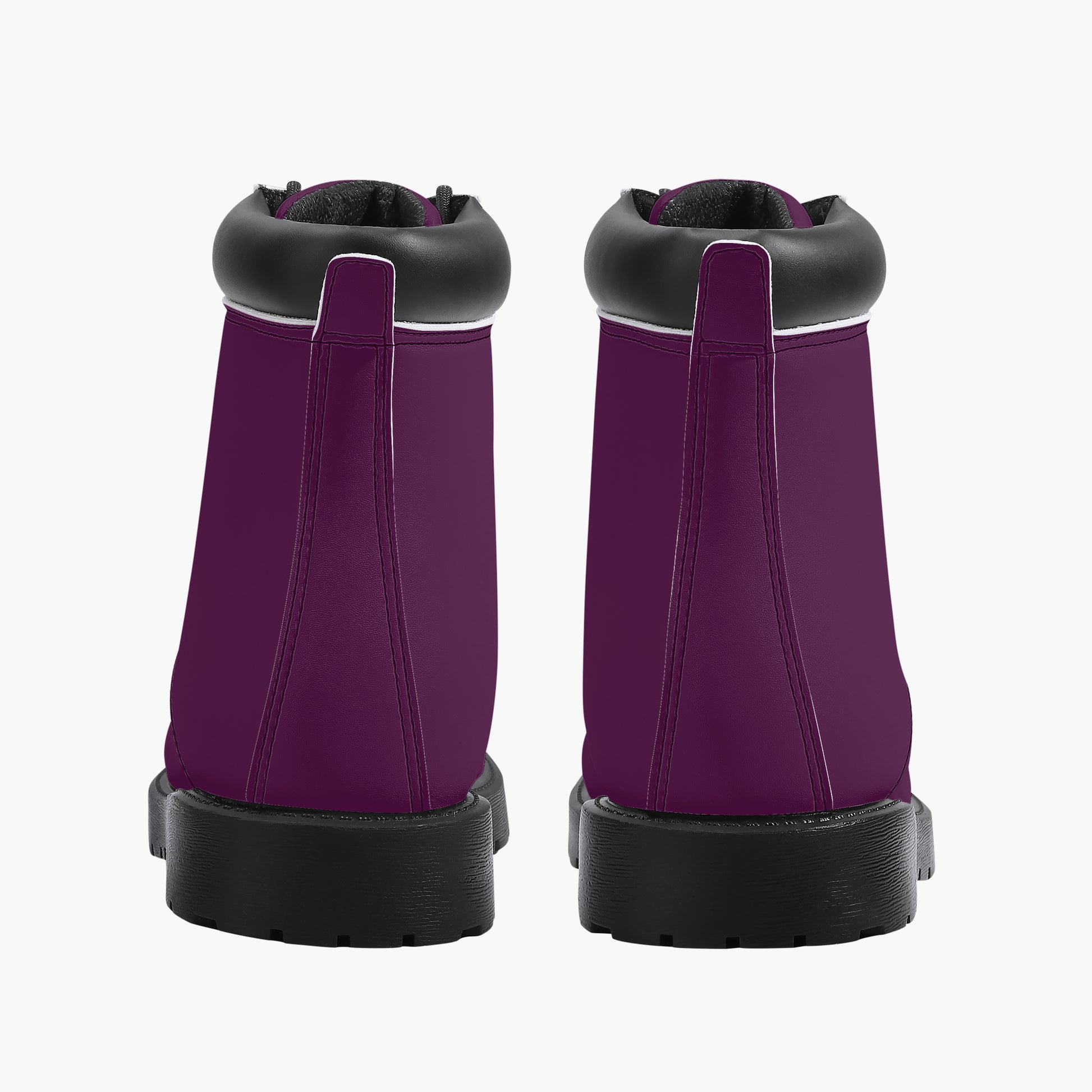 Tyrian Purple Leder Boots | Stylische und Warme Winterstiefel Boots JLR Design
