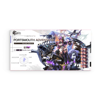 Azur Lane Wanddekoration - Charakter Tempesta Portsmouth Adventure