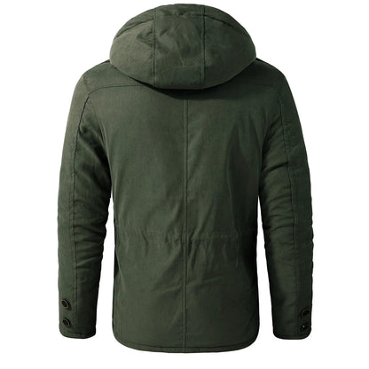 Thick fleece parka