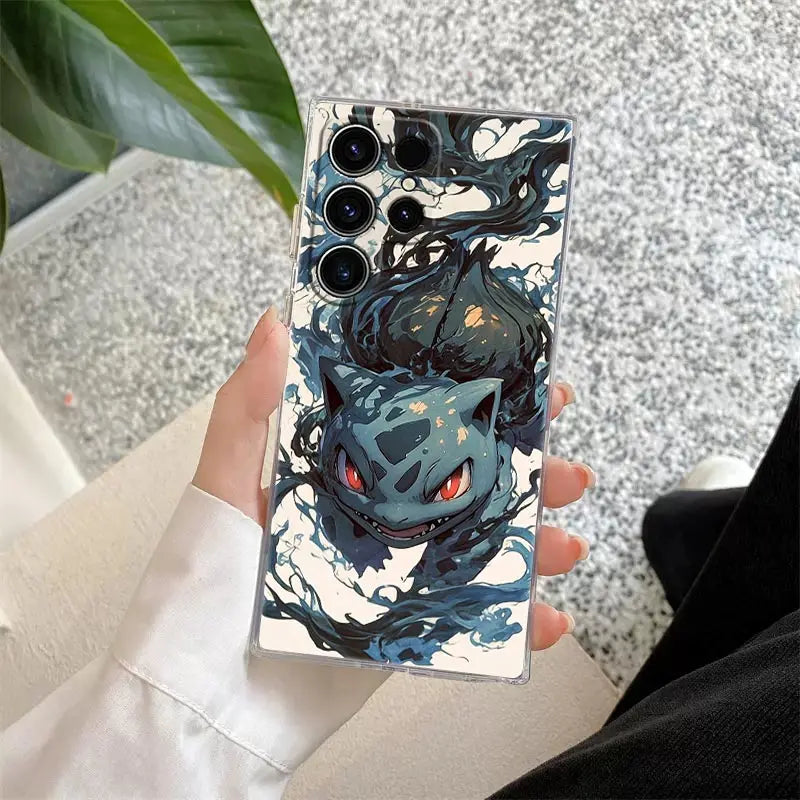 Premium Pokémon Ink-Art Hülle für Samsung Galaxy S-Serie | Clear Case