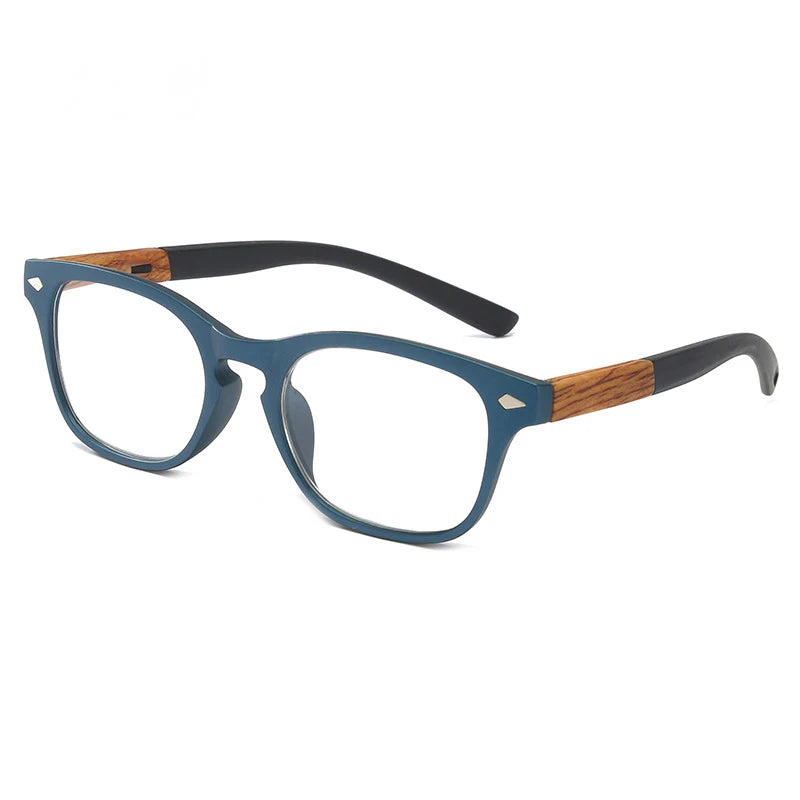 Modische Lesebrille | Holzoptik | Unisex | Blaulichtfilter | Leicht