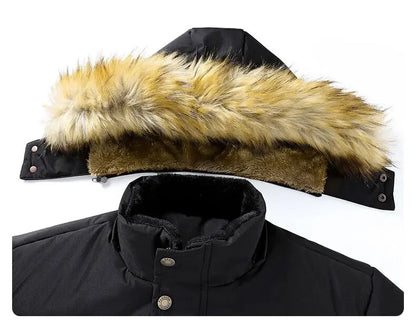 Fleece lined winter coat